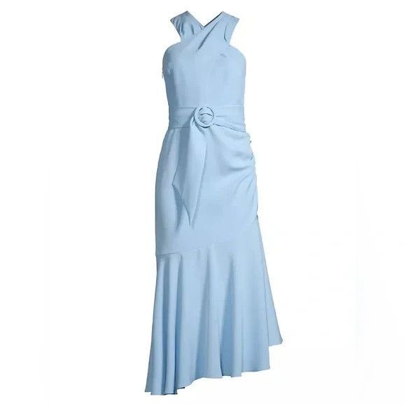 Sachin & Babi NWT Naomi Halter Midi Dress in Chambray Blue MSRP $650 - Picture 2 of 6